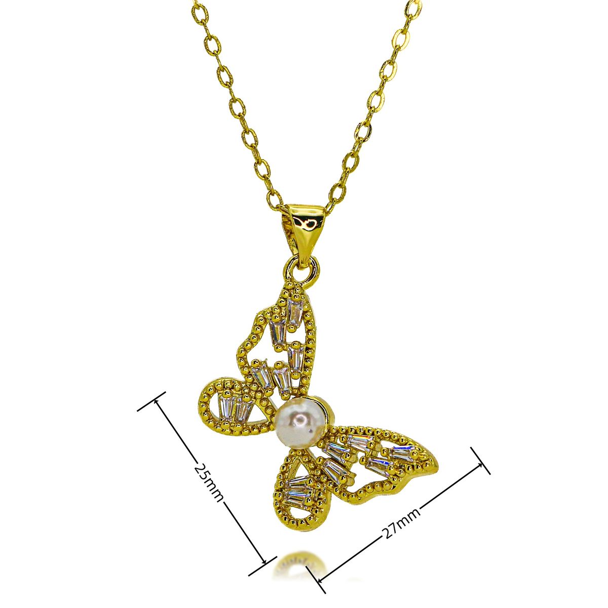 Butterfly Necklace For Girls Light Luxury Niche Design High End New Clavicle Chain Strong Chain Summer Gift_ipsvogv.com