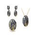 Italian Craftsmanship Handmade Vintage Jewelry Designer Necklace S925 Silver Inlaid Natural Colored Gemstone Necklace Pendant_ipsvogv.com