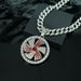 Fashionable Hot Selling Rotatable Alloy Pendant, Windmill, High-end Necklace, Accessory For Men_ipsvogv.com