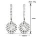 Cao Shiman's Zircon Inlaid Women's Ear Buckle Temperament Ins Trendy Earrings Light Luxury Jewelry_ipsvogv.com