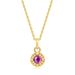 summer New S925 Silver Candy Colored Gem Pendant Female Gold Plated Diamond Fashion Clavicle Chain Light Luxury_ipsvogv.com