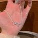 Zircon Bowknot Ribbon Pearl Necklace Exquisite Temperament Versatile Clavicle Chain Fashion High-end Sense Light Luxury_ipsvogv.com