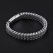 Men's Jewelry Stainless Steel Braided Double Row Positive And Negative Keel Magnet Buckle Bracelet Titanium Steel Jewelry_ipsvogv.com