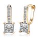 Women's Jewelry Fashion Zircon Earrings K Gold Zircon Accessories_ipsvogv.com