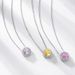 new S925 Silver Millennium Rose Cut 3A Zircon Necklace Female Full Of Zircon Clavicle Chain Light Luxury_ipsvogv.com