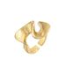 Ins small fragrant style simple sweet food finger electroplated opening adjustable niche design versatile ring_ipsvogv.com