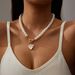 Jewelry Sense Of Luxury, Fashion, Personality. New Pearl S With A Minimalist Temperament And An Ins Style Heart_ipsvogv.com