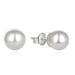 Pearl Earrings For Women Sterling Silver Light Luxury High End Retro Round Large Earrings Earrings_ipsvogv.com