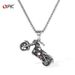 Men's Jewelry Personality Necklace Stainless Steel Hip Hop Trend Punk Style Motorcycle Titanium Steel Necklace_ipsvogv.com