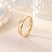 Xiyin's New Product Is Fashionable And Minimalist Korean Version Of Diamond Shaped Titanium Steel With A Plain Ring_ipsvogv.com