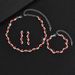 Bridal Necklace Earrings Bracelet Three-Piece Set Wedding Accessories Silver-Plated Claw Chain Rhinestone Jewelry_ipsvogv.com