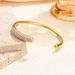 Women's Jewelry Set Fashion Titanium Steel Bracelet Gold Plated Colored Zirconium Full Diamond High End Fashion Stainless Steel Casting Bracelet_ipsvogv.com