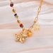 Wholesale Jewelry Elegant Lady Heart Shape Titanium Steel Diamond Inlay Pendant Necklace_ipsvogv.com