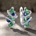 Cao Shi Fashion Inlaid Zircon Women's Geometric Line Ear Buckle New Design Sense Light Luxury Style High End Earrings_ipsvogv.com