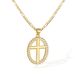 Women's Jewelry Simple And Fashionable Copper Necklace Female Personality Retro Hollow Full Diamond Cross Clavicle Chain_ipsvogv.com