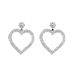 Women’s Jewelry Set Fashion Exaggerated Bridal Wedding Earrings Popular Ladies Diamond Long EarringsSilver Tassel Earrings_ipsvogv.com