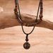 Jewelry Men's Wooden Bead Turquoise Necklace Set Necklace Simple And Versatile Niche Sweater Chain_ipsvogv.com