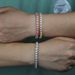 Women's & Men's Tennis Chain Bracelet With 5mm Heart-Shaped Zirconia, Elegant & Stylish For Couples, Available In Silver/Gold/Rose Gold, Sizes 17-21cm_ipsvogv.com