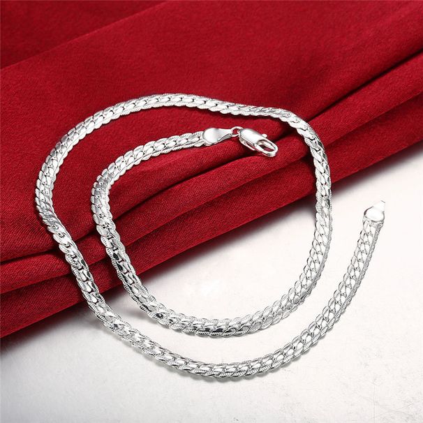 Non Fading High-quality Men's Jewelry 5MM Full Body Popular Vacuum Gold-plated Necklace_ipsvogv.com