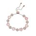 High Version Thickened Electroplated Pink Bra, Light Luxury And Versatile White Powder Fritillaria Heart-shaped_ipsvogv.com