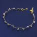 Diamond Leaf Ring Neck Chain Short Small Fresh Neck Rhinestone Clavicle Chain Hot choker_ipsvogv.com