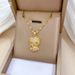 【 】 Kitten Light Luxury Charm Gorgeous Full Diamond Necklace Women's Versatile Clavicle Titanium Steel Chain_ipsvogv.com