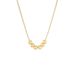 New Liufu Lingmen Titanium Steel Necklace, Women's Gold Versatile, Colorless Beaded Lock Straight_ipsvogv.com