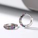 Cao Shi's Colorful Zircon Buckles For Women's Ins With A Small Crowd Design Sense, Advanced Sense Ear Rings, Simple And_ipsvogv.com