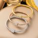 Xiao Man Waist New Titanium Steel Rose Simple Diamond Plated Gold Non Fading Women's Bracelet_ipsvogv.com