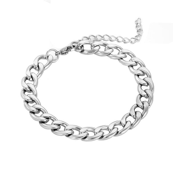 Ins Style High-End Stainless Steel Men's Bracelet Personality Versatile Fashion Trend Hip-Hop Jewelry_ipsvogv.com