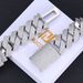 Men's Jewelry Hip Hop 26mm Six Row Zircon Diamond Cuban Chain Men's Necklace Trend Jewelry_ipsvogv.com