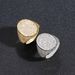 Men’s Jewelry Set Fashion Hip Hop Oval Ring Micro Inlaid Zircon Full Diamond Personality Trendy Brand Men's Rap Diamond Ring_ipsvogv.com