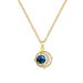 Titanium Steel 【 】 Van Gogh Oil Painting Starry Sky Fashion Light Luxury Temperament Gorgeous Full Diamond Necklace 【 】_ipsvogv.com