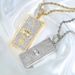 Men's Jewelry Hip Hop Dollar Sign Zircon Necklace Punk Style Cubic Zirconia Pendant With Twist Chain For Men (Silver/Gold, 60cm)_ipsvogv.com