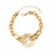 Jewelry Personality Gold Thick Chain Exaggerated Bracelet Ins Creative Geometric Bracelet Female_ipsvogv.com
