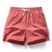 Men's Clothing Summer pants new style ice silk thin fashion casual loose drawstring three-quarter pants men's beach swimming large size shorts_ipsvogv.com