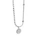 S Sterg Sier Plated K Gold Letter Round Brand Snake Bone Chain Necklace Women's All-match High-end Niche Design_ipsvogv.com