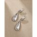 French Style Real Gold High Color Retention Brass Simple Luxury Versatile Water Drop Tassel Women's Earrings_ipsvogv.com