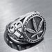 Hot Selling Maple Leaf Men's Fashion Punk Personality Ring_ipsvogv.com