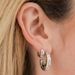 Women's Jewelry S925 Silver Needle Light Luxury Personality Metal Style Broken Zirconium C Shaped Star And Moon Earrings Niche Design Earrings_ipsvogv.com