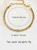 Minimalist High-End Hip-Hop Cuban Metal Titanium Steel Bracelet Non-Fading Fashion Unisex Chain Jewelry_ipsvogv.com
