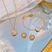 【 Full Body Titanium Steel 】 Love Full Diamond Set With Unique And Simple Personality, Real Gold Necklace In The Wind_ipsvogv.com