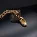 Hip Hop New Style Red And Green Eye Snake Tail Full Diamond Stainless Steel Cuban Chain Jewelry High-end Bracelet_ipsvogv.com