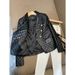 Women's Clothing Black short shoulder pads small casual suit leather jacket suit jacket female pu leather jacket female jacket _ipsvogv.com