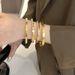 Elegant Lady Solid Color Titanium Steel Plating Inlay Zircon Bangle_ipsvogv.com