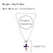 Personalized Trendy Cross American Flag Pendant Necklace Independence Day Jewelry_ipsvogv.com