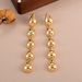 Cold Style Water Drop Tassel Earrings Splicing High End Earrings Niche Exaggerated Ins Design Simple Earrings For Women_ipsvogv.com