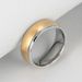 Men's Jewelry Minimalist Gold Stainless Steel Titanium Steel Plain Ring_ipsvogv.com