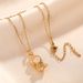 New Internet Celebrity Style Heart Sutra Projection Small Buddha Titanium Steel Necklace Women's Luxury Gold Inlaid Jade_ipsvogv.com