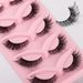 2024 Hot Selling 5-pair Slanted Flying Fox Style False Eyelashes Naturally Thick Curled Eyelashes Cat Eyelashes_ipsvogv.com
